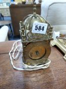 Brass Art Deco Mantle Clock