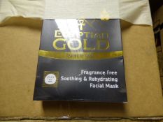 Box of Look Fabulous Egyptian Gold Face Masks