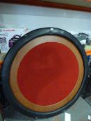 *Circular Poker Table with Red Baize Insert