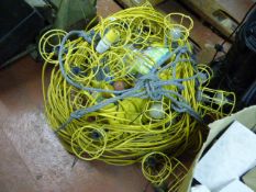 Length of Festoon Lighting with Assorted Coloured Light Bulbs