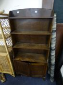 Oak Waterfall Bookcase