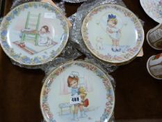 8 Lucy Attwell Plates with Certificates
