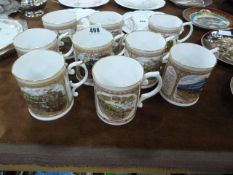9 Collectable China Train Beakers