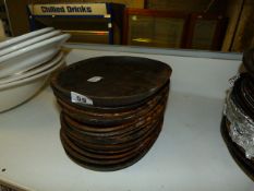 *12 Cast Iron Sizzle Plates