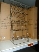 Chrome 15 Bottle Wine Rack