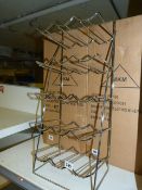 Chrome 15 Bottle Wire Wine Rack