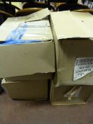 4 Boxes Containing Food Containers with Lids