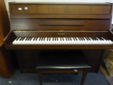 Campbell Upright Piano with Stool