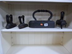 4 Vintage Flat Irons