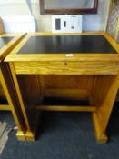 Solid Light Oak Council Voting Desk