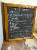 2 Framed Chalk Boards