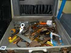 Aluminium Toolbox containing Assorted Handtools