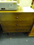 Oak Chest of 3 Drawers