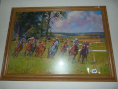 Pine Framed Print - A Day at Ascot Races