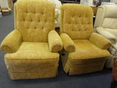 2 Parker Knoll Easy Chairs - 1 Being a Recliner