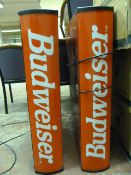 *2 Budweiser Illuminated Fridge Tops