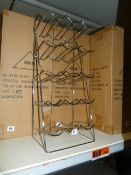 Chrome 15 Bottle Wine Rack