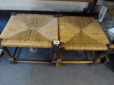 2 Seagrass Stools