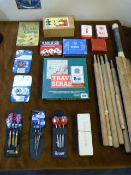 Collection of Old Games - Darts & Cricket Set