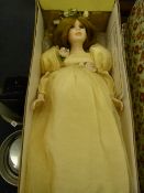 Porcelain Headed Doll