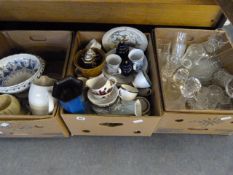 3 Boxes of China & Glassware