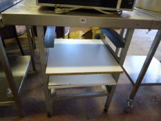 Stainless Steel Preparation Table with Under Shelf