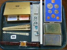 Tray containing Collectable Items