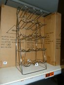 Chrome 15 Bottle Wine Rack