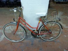 Emmelle Ladies Traditional Cycle - Red