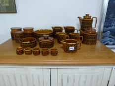 Large Quantity of Hornsea Pottery Dinnerware