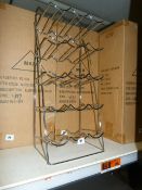 Chrome 15 Bottle Wine Rack