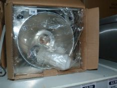 *Stainless Steel Wash Hand Basin with Waste Fitting Ref 219