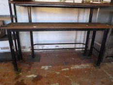 Outdoor Poser Table with Bench