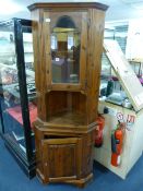 Crown Ducal Pine Corner Cabinet
