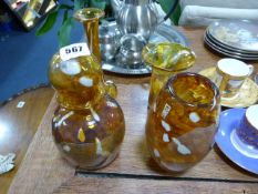 4 Pieces of Medina Glass