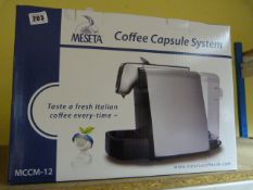 Meseta Coffee Capsule System Model Number MCCM-12