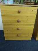 Pine 4 Drawer Chest