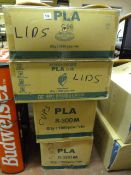 4 Boxes Containing Cups & Lids