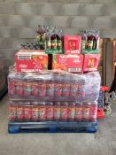 *228x2 Bottles of Tizer, 7x12 Bottles of Robinsons Fruit Squash Cordial and 6 Cases Containing 12