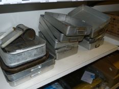17 Aluminium Roasting Tins etc
