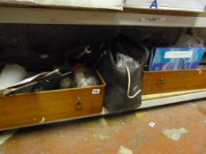 2 Boxes & A Bag containing Assorted DIY Tools - Ironmongery etc