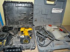 Dewalt Cordless Drill with Spare Battery - Charger in Carry Case & Rotary Hammer Drill