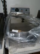 *Stainless Steel Single Basket Single Compartment Fryer Model AFS17S Ref 218