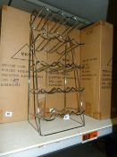 Chrome 15 Bottle Wine Rack