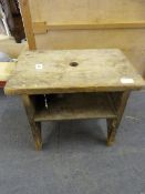 Vintage Pine Stool
