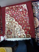 *1.9m x 1.4m Red Kum Rug
