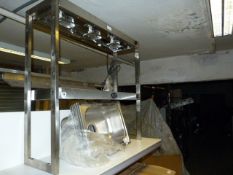 *Servery Shelf Unit with Heated Lamp Display Ref 220