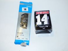 *Shimano Chain 116L & 14 x 175 Inner Tube