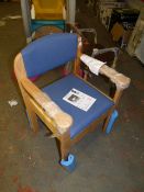*Gordon Ellis Royal Commode Chair - Blue