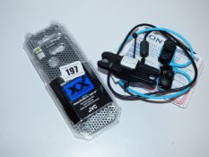 *Sony Walkman W2734DB Waterproof MP3 Player & Set of JVC Extreme Headphones with Remote Microphone -